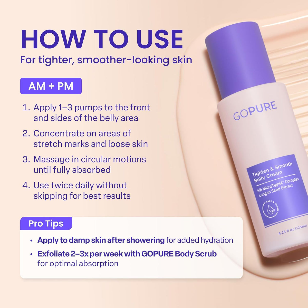 Tighten & Smooth Belly Firming Cream